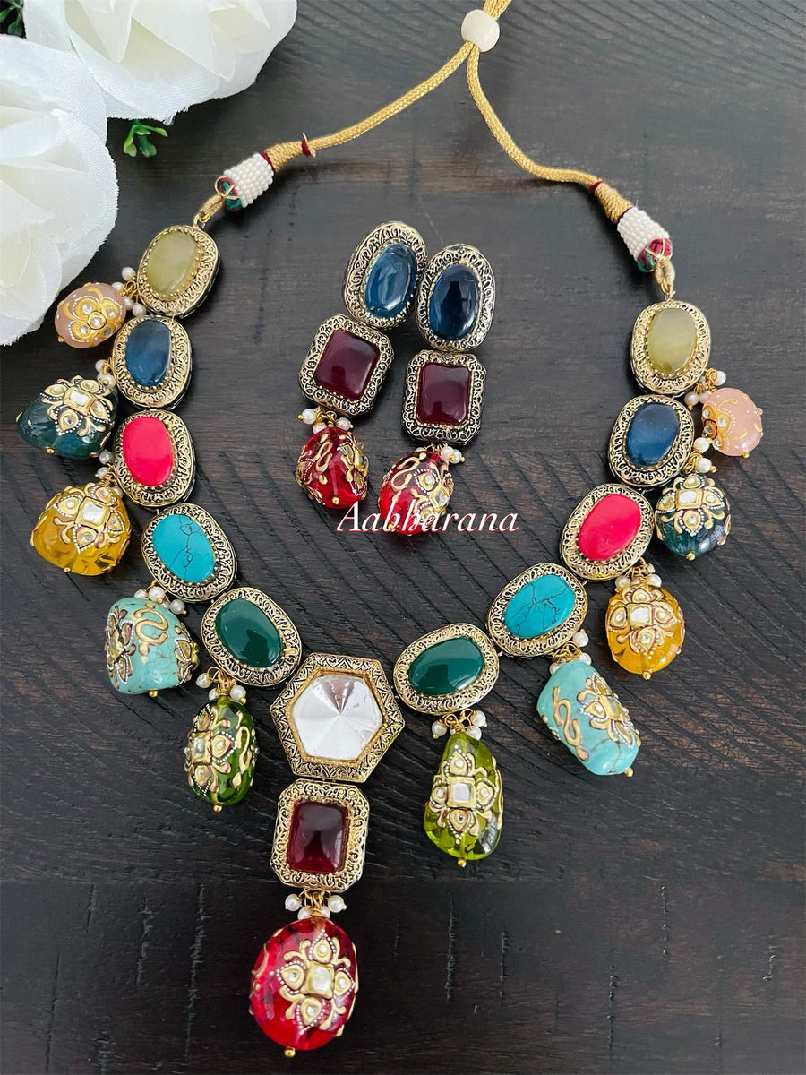 Amrapali polki jadau on sale jewellery