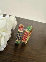 AD multicolor bangles