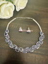 Crystal stone necklace set