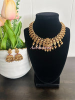 Imitation kemp goddess necklace set