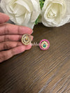 CZ pearl stud earrings