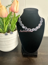Crystal stone necklace set
