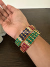 AD multicolor bangles