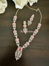 CZ trendy necklace set