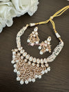 Kundan pearl choker set