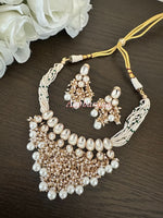 Kundan pearl choker set