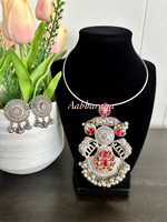 Lotus hasli necklace set