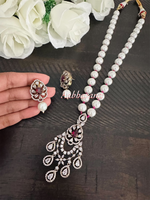 CZ pearl mala