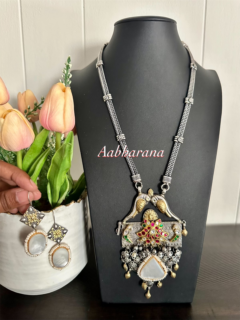 SLA kundan jadau chain set