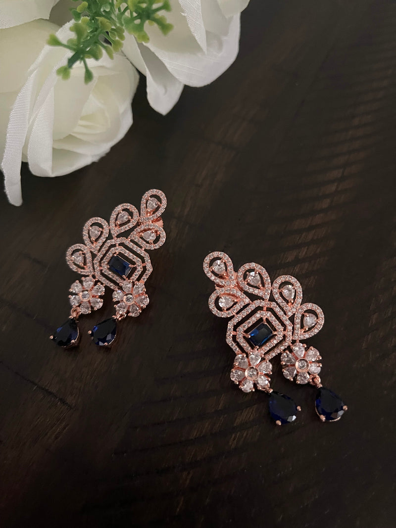 CZ stone earrings