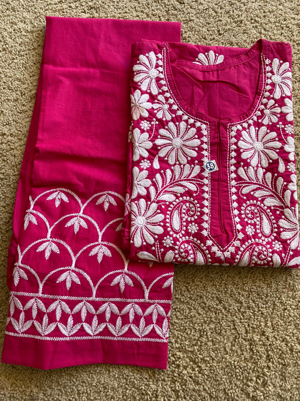 Cotton set in pink