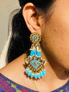 Designer earrings in pretty colors