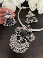 Trendy ganesha hasli necklace set