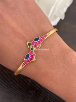 Kundan jadau bird bracelet