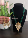 Ganesha kundan mid-length chain