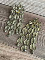 German silver trendy earrings