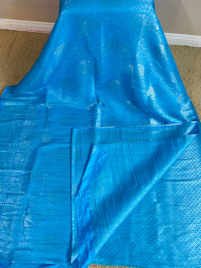 Kuberapattu saree in blue
