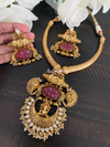 Trendy ganesha hasli necklace set