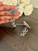 Bird jumka earrings