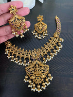 Imitation kemp goddess necklace set