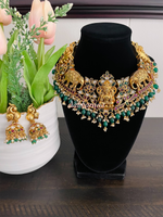 Imitation grand kemp goddess necklace set