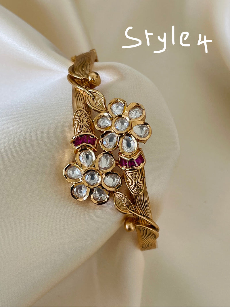 Kundan openable kada bracelet