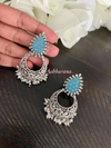 Fusion chandbali earrings