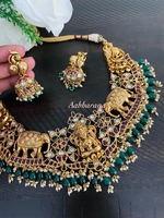 Imitation grand kemp goddess necklace set