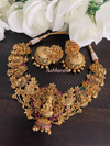 Imitation kemp goddess semi bridal necklace set