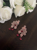 CZ stone earrings