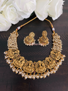 Imitation kemp goddess pearl necklace set