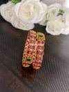 CZ multicolor openable bangles