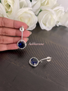 CZ elegant earrings