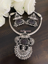 Trendy ganesha hasli necklace set